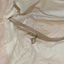 CHANEL New Travel Line Tote Bag Nylon Beige Goud CC Auth bs30490-19