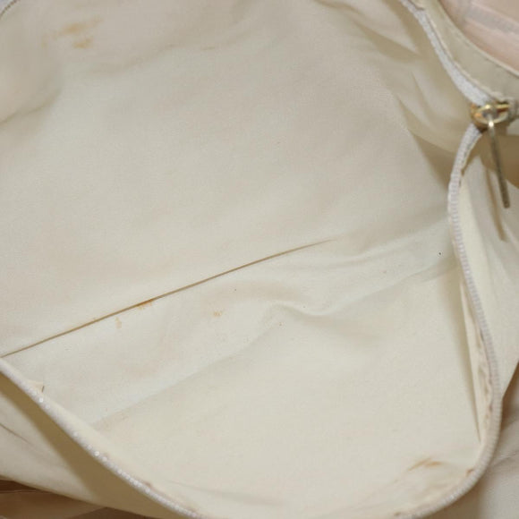 CHANEL New Travel Line Tote Bag Nylon Beige Goud CC Auth bs30490