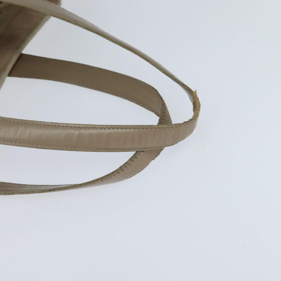 CHANEL New Travel Line Tote Bag Nylon Beige Gold CC Auth bs30490