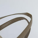 CHANEL New Travel Line Tote Bag Nylon Beige Gold CC Auth bs30490-8