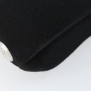 CHANEL Hip bag Shoulder Bag Cotton Black CC Auth bs30491-13