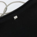 CHANEL Hip bag Shoulder Bag Cotton Black CC Auth bs30491-15