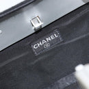 CHANEL Hip bag Shoulder Bag Cotton Black CC Auth bs30491-16