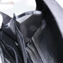 CHANEL Hip bag Shoulder Bag Cotton Black CC Auth bs30491-19