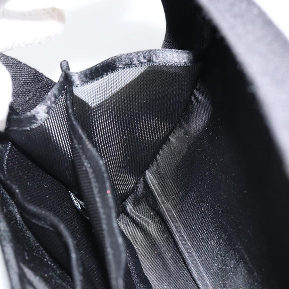 CHANEL Hip bag Shoulder Bag Cotton Black CC Auth bs30491