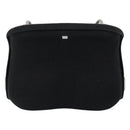 CHANEL Hip bag Shoulder Bag Cotton Black CC Auth bs30491-2