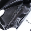 CHANEL Hip bag Shoulder Bag Cotton Black CC Auth bs30491-20