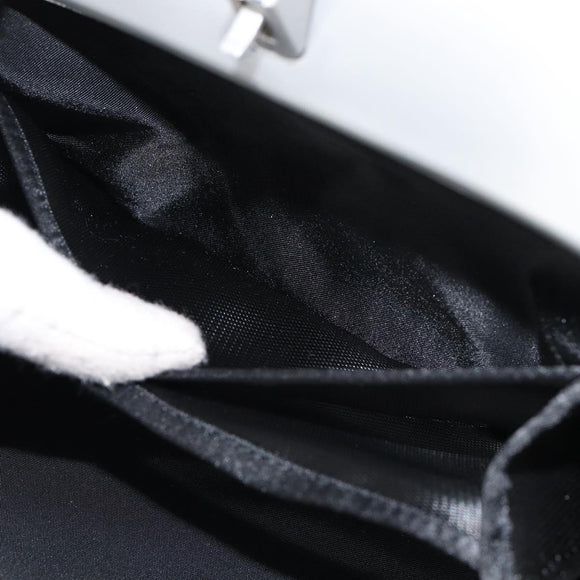 CHANEL Hip bag Shoulder Bag Cotton Black CC Auth bs30491