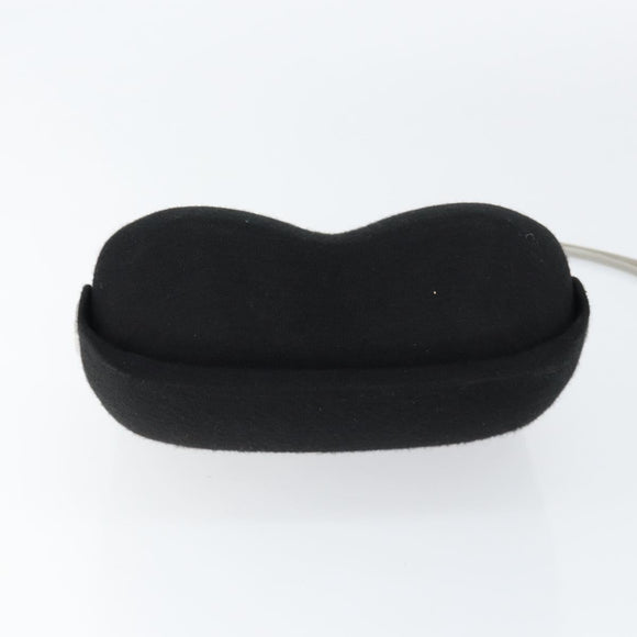 CHANEL Hip bag Shoulder Bag Cotton Black CC Auth bs30491