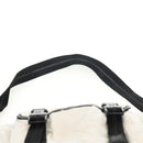 CHANEL Sports Line Shoulder Bag Nylon White Silver CC Auth bs30493-14