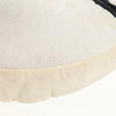 CHANEL Sports Line Shoulder Bag Nylon White Silver CC Auth bs30493-19