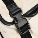 CHANEL Sports Line Shoulder Bag Nylon White Silver CC Auth bs30493-20