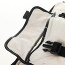 CHANEL Sports Line Shoulder Bag Nylon White Silver CC Auth bs30493-21