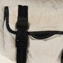 CHANEL Sports Line Shoulder Bag Nylon White Silver CC Auth bs30493-2