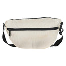 CHANEL Sports Line Shoulder Bag Nylon White Silver CC Auth bs30493-3