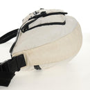 CHANEL Sports Line Shoulder Bag Nylon White Silver CC Auth bs30493-5