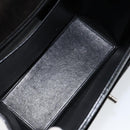 CHANEL Flap Chain Shoulder Bag Patent leather Black Silver CC Auth bs30494-17