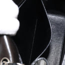 CHANEL Flap Chain Shoulder Bag Patent leather Black Silver CC Auth bs30494-21