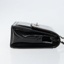 CHANEL Flap Chain Shoulder Bag Patent leather Black Silver CC Auth bs30494-4