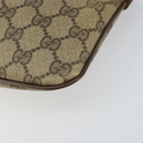 GUCCI GG Supreme Web Sherry Line Bag PVC Beige Gold 904 02 047 Auth bs30496-10