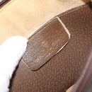 GUCCI GG Supreme Web Sherry Line Bag PVC Beige Gold 904 02 047 Auth bs30496-17