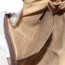 GUCCI GG Supreme Web Sherry Line Bag PVC Beige Gold 904 02 047 Auth bs30496-21