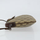 GUCCI GG Supreme Web Sherry Line Bag PVC Beige Gold 904 02 047 Auth bs30496-5