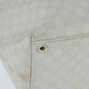 GUCCI GG Supreme Sherry Line Tote Bag PVC Leather Red White Navy Auth bs30498-9