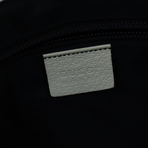 GUCCI GG Supreme Sherry Line Tote Bag PVC Leather Red White Navy Auth bs30498