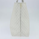 GUCCI GG Supreme Sherry Line Tote Bag PVC Leather Red White Navy Auth bs30498-3