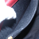 FENDI Hand Bag Leather Red Gold Auth bs30500-22