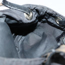 FENDI Zucca Canvas Shoulder Bag Nylon Black Silver Auth bs30501-18