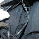 FENDI Zucca Canvas Shoulder Bag Nylon Black Silver Auth bs30501-20