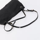 FENDI Zucca Canvas Shoulder Bag Nylon Black Silver Auth bs30501-6