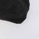 FENDI Zucca Canvas Shoulder Bag Nylon Black Silver Auth bs30501-8