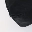 FENDI Shoulder Bag Nylon Black Gold Silver Auth bs30502-14