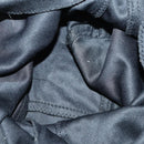 FENDI Shoulder Bag Nylon Black Gold Silver Auth bs30502-11