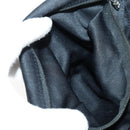 FENDI Shoulder Bag Nylon Black Gold Silver Auth bs30502-20