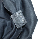 FENDI Shoulder Bag Nylon Black Gold Silver Auth bs30502-12