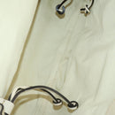 Chloe Edith Boston Bag Leather Beige Silver Auth bs30503-10