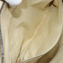 Chloe Edith Boston Bag Leather Beige Silver Auth bs30503-26
