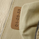 Chloe Edith Boston Bag Leather Beige Silver Auth bs30503-11