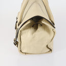 Chloe Edith Boston Bag Leather Beige Silver Auth bs30503-3