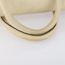 Chloe Edith Boston Bag Leather Beige Silver Auth bs30503-7