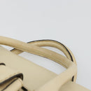 Chloe Edith Boston Bag Leather Beige Silver Auth bs30503-5