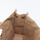 HERMES Sac Arne PM Hand Bag Canvas Beige Silver Auth bs30506-16