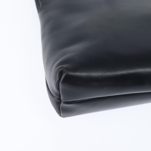 Salvatore Ferragamo Vala Shoulder Bag Leather Navy Gold Auth bs30511