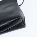 Salvatore Ferragamo Vala Shoulder Bag Leather Navy Gold Auth bs30511-13