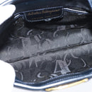 Salvatore Ferragamo Vala Shoulder Bag Leather Navy Gold Auth bs30511-16