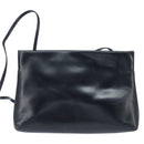 Salvatore Ferragamo Vala Shoulder Bag Leather Navy Gold Auth bs30511-3